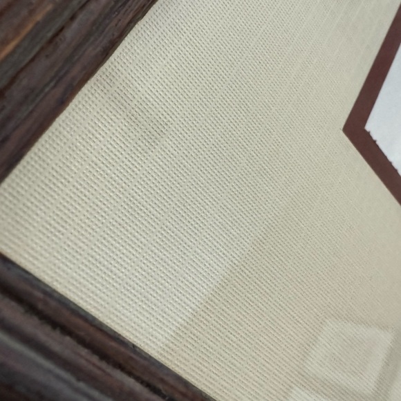 Vintage Framed Botanical Ink Pen Illustration Milk Thistle & Leaves MCM Unique - Picture 3 of 10